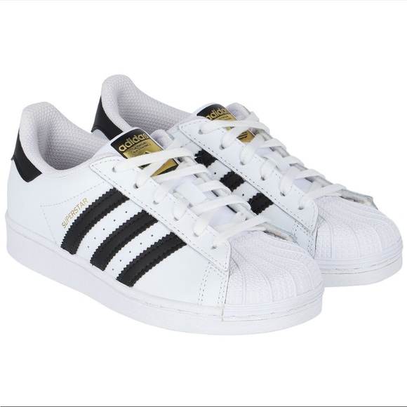adidas Originals Shoes - Adidas Superstars White with black stripes Mens sz8/ Women’s Sz 9